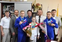 Михаил Богаратов встретился с медалистами Европейских игр и первенства мира по спортивной гимнастике