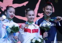Елена Герасимова завоевала три медали на первом в истории юниорском первенстве мира по спортивной гимнастике