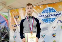 Полиатлонист Вадим Иванов выиграл «бронзу» первенства России!