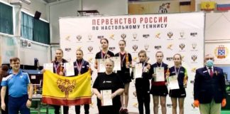 Анастасия Иванова и Юлия Пуговкина достойно выступили на первенстве России по настольному теннису