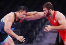 Борец вольного стиля Сергей Козырев уступил в 1/8 финала олимпийского турнира в Токио