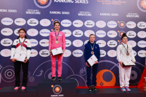 Вероника Чумикова - бронзовый призер рейтингового турнира в Стамбуле 1 Podium 57kg WW Gold Evelina Georgieva NIKOLOVA BUL Silver Bolortuya KHURELKHUU MGL Bronz Veronika CHUMIKOVA RUS and Iryna KURACHKINA BLR 14 von 29 Вероника Чумикова - бронзовый призер рейтингового турнира в Стамбуле