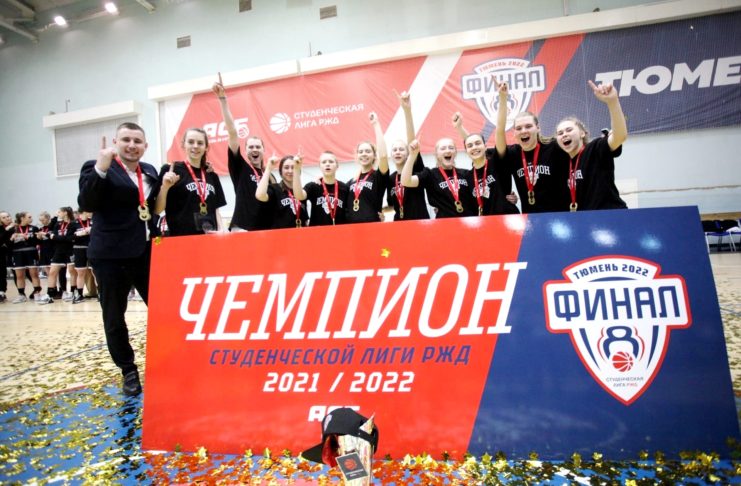 Баскетбольная команда «ЧГУ-Атланта» — чемпион Студенческой лиги РЖД