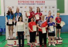 Первенство России по спорту глухих, настольный теннис