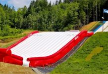Республиканская СШОР № 2 получила аэроподушку для фристайлистов