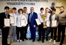 Министр спорта Чувашской Республики Василий Петров встретился с футболистами СОШ№16 Новочебоксарска