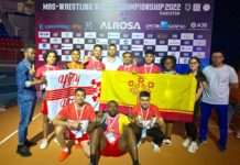 Бронзовая медаль Чемпионата Мира по мас-рестлингу