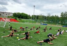 На стадионе «Спартак» прошли всероссийские тренировочные сборы в рамках реализации грантового проекта «Аэробика всем нужна!»