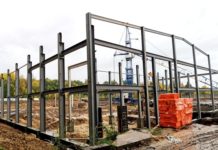 Реконструкция стадиона «Волга»: продолжается строительство Ледовой арены