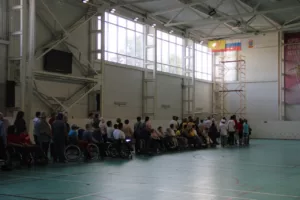 6ZgxI586eyg В "Спартаке" прошел спортивный фестиваль среди лиц с ограниченными возможностями здоровья