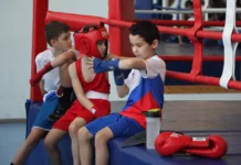 Сегодня в СШ им. В.С. Соколова прошли церемония открытия и первые бои Первенства города Чебоксары по боксу