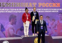 Прокопьева Наталья — победительница чемпионата России по спортивной борьбе среди студентов.