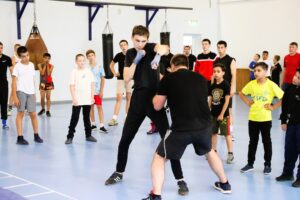 IMG 6998 Показательное выступление по единоборствам прошло с липецкими чемпионами