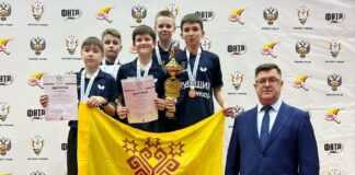 Сборная Чувашии по настольному теннису достойно выступила на домашнем первенстве России