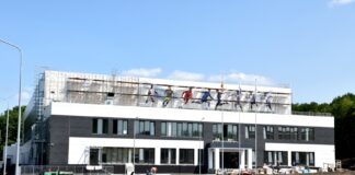 На стадионе «Труд» завершается строительство первого в Чувашии крытого футбольного манежа