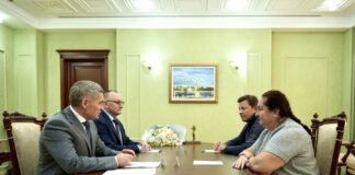 Олег Николаев обсудил с Еленой Вяльбе и Виктором Майгуровым возможность проведения в Чувашии первенства и чемпионата России по лыжероллерам и биатлону